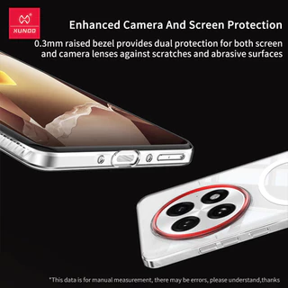 XUNDD เคส For OPPO Find X9S Case Find X8 Pro Find X8 Ultra Find X9 Pro เคสโทรศัพท์แบบแม่เหล็ก กรณีคริสตัลใสปลอกบางเฉียบ