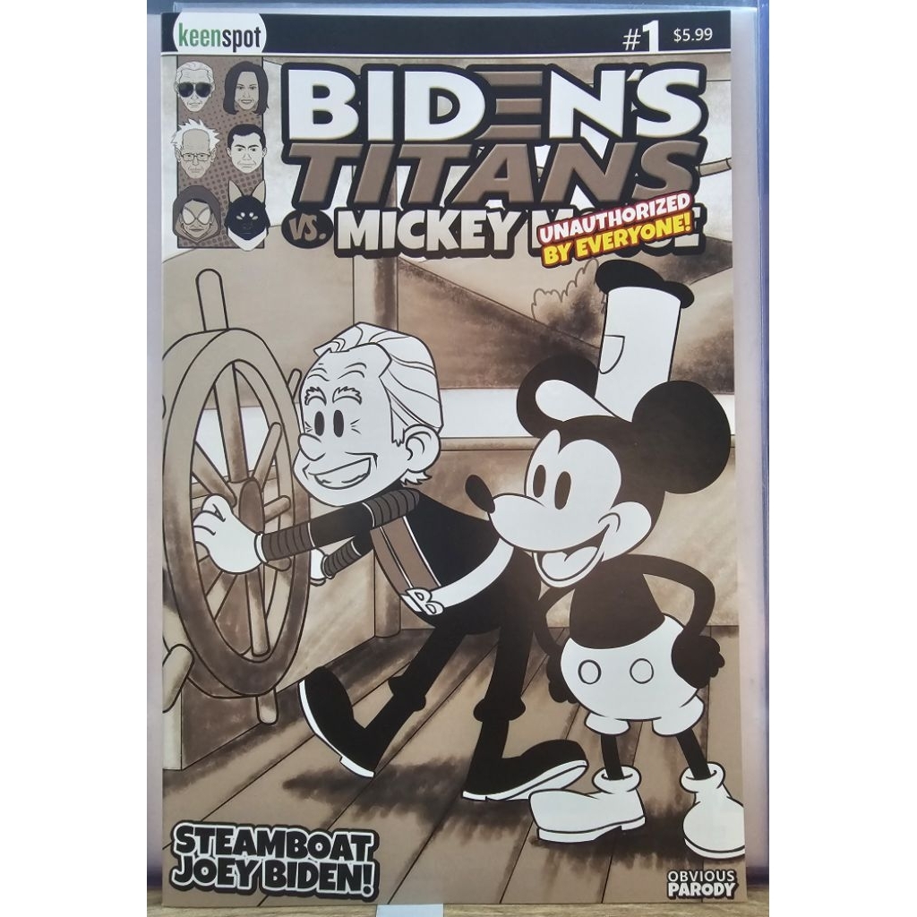 Biden’s Titans vs. Mickey #1 – Steamboat Joey Biden! (Obvious Parody)