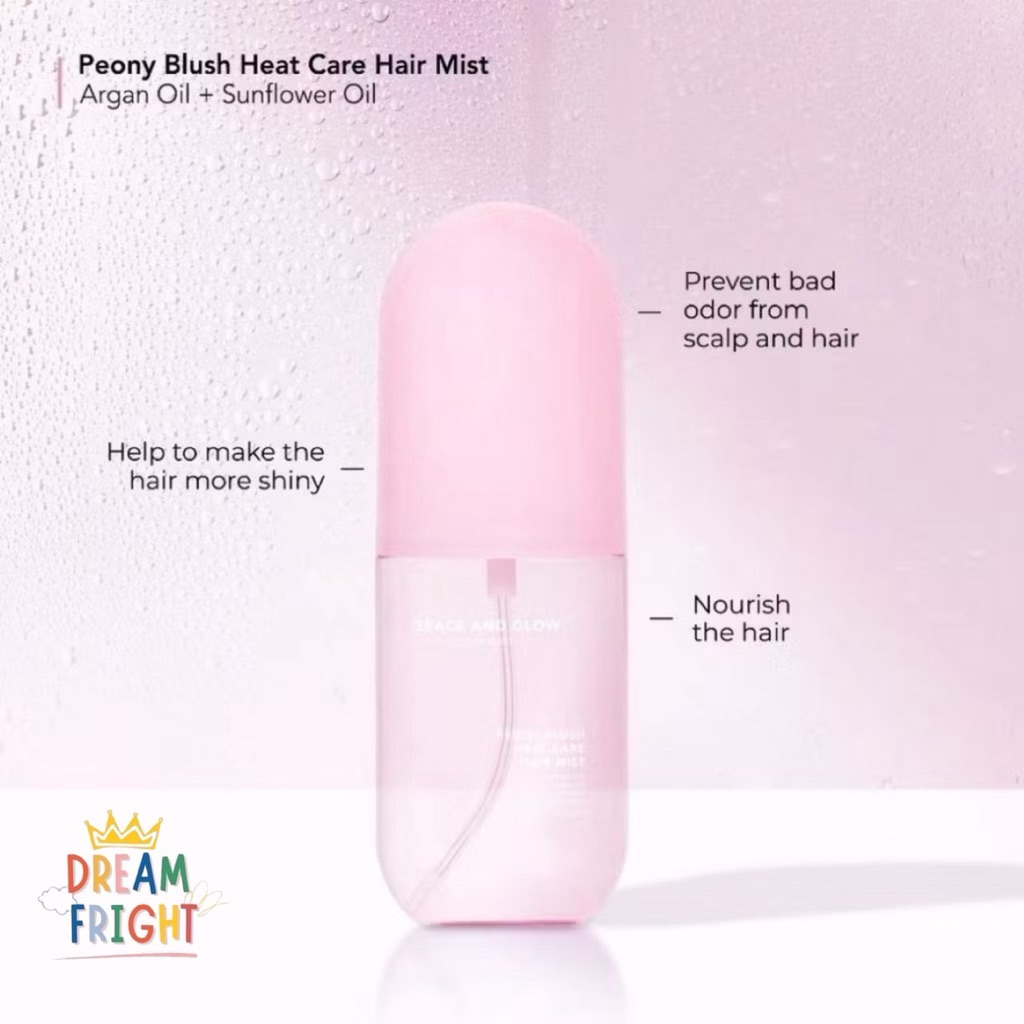 Grace and Glow Hair Perfume Mist Peony Blush 100ml