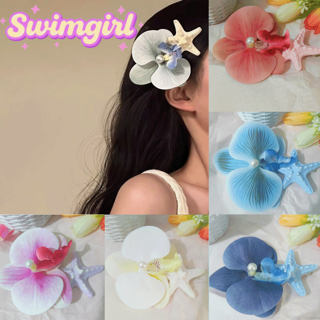 Swimgirl  กิ๊บติดผม กิ๊บหนีบผม น่ารัก แฟชั่น ใส่ไปทะเล เงา สวย collection – โปรปัง