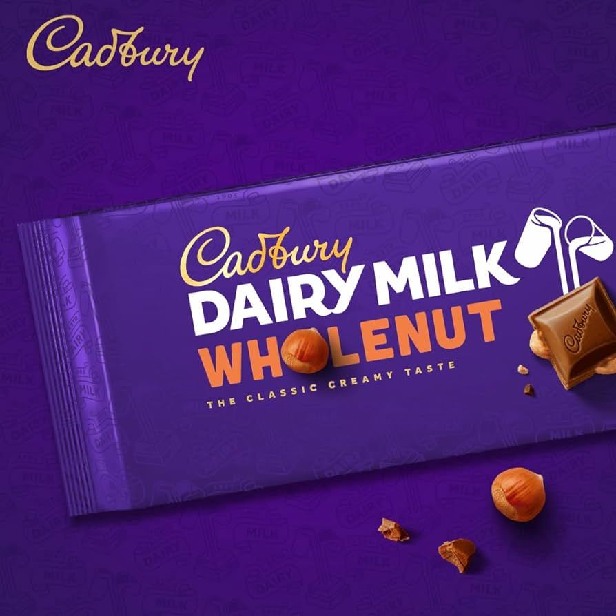 Cadbury - Dairy milk whole nut 180g