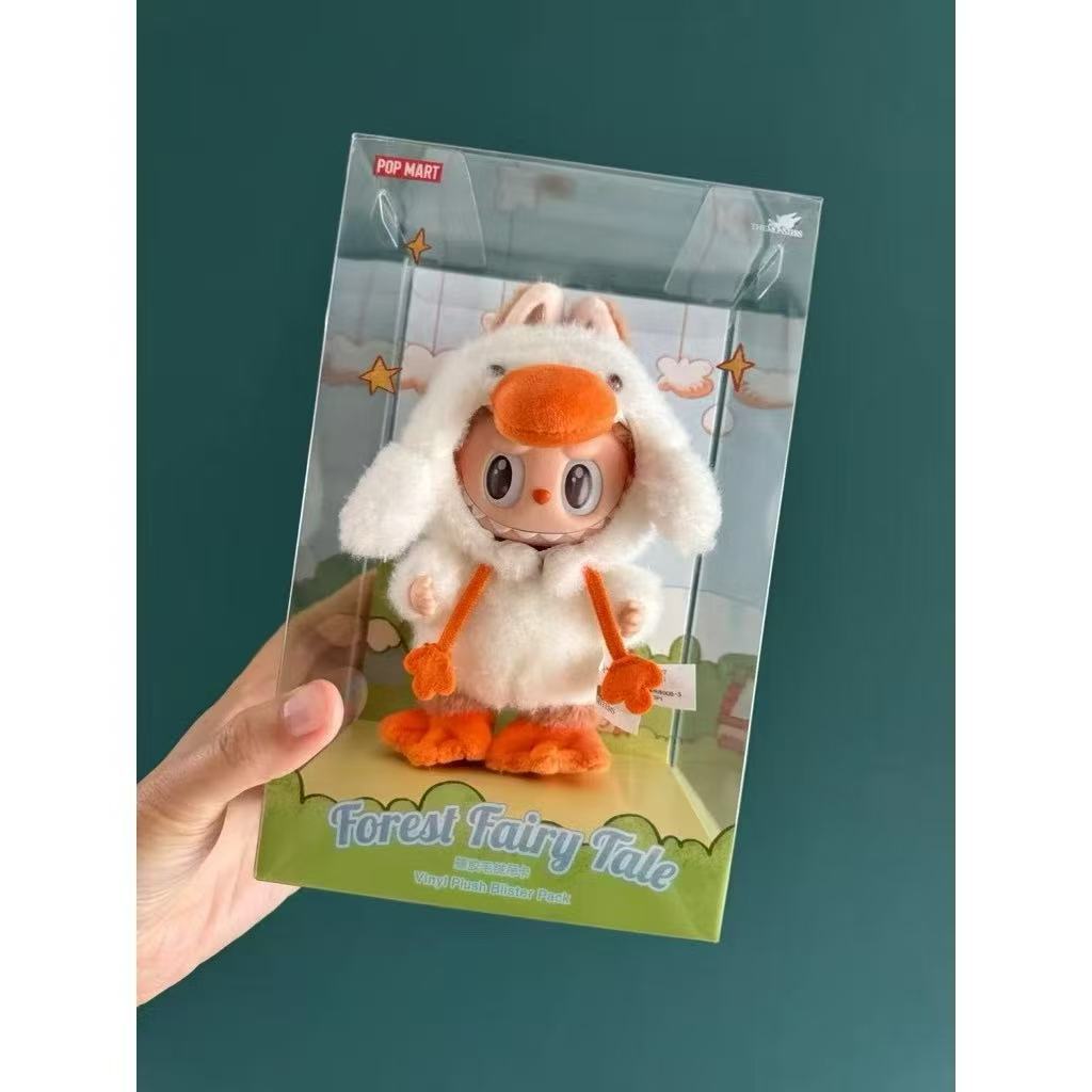 [ของแท้ 100%]POP MART  Labubu Duck Forest Fairy Tale Duck Costume