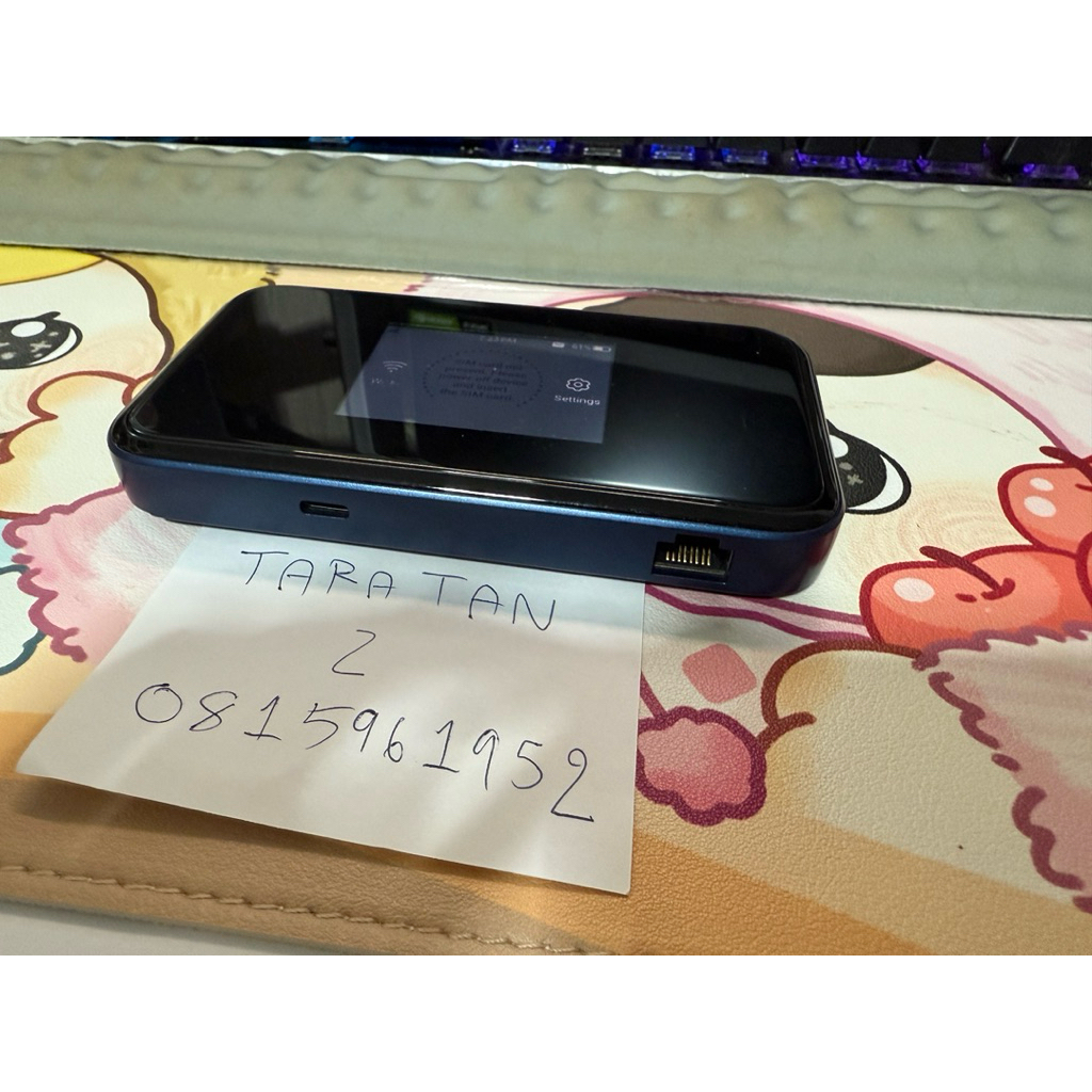 ส่งต่อ ZTE MU5001 5G WiFi Router Portable Modem Mini Outdoor Hotspot Pocket Touch Screen Mifi 4500mA