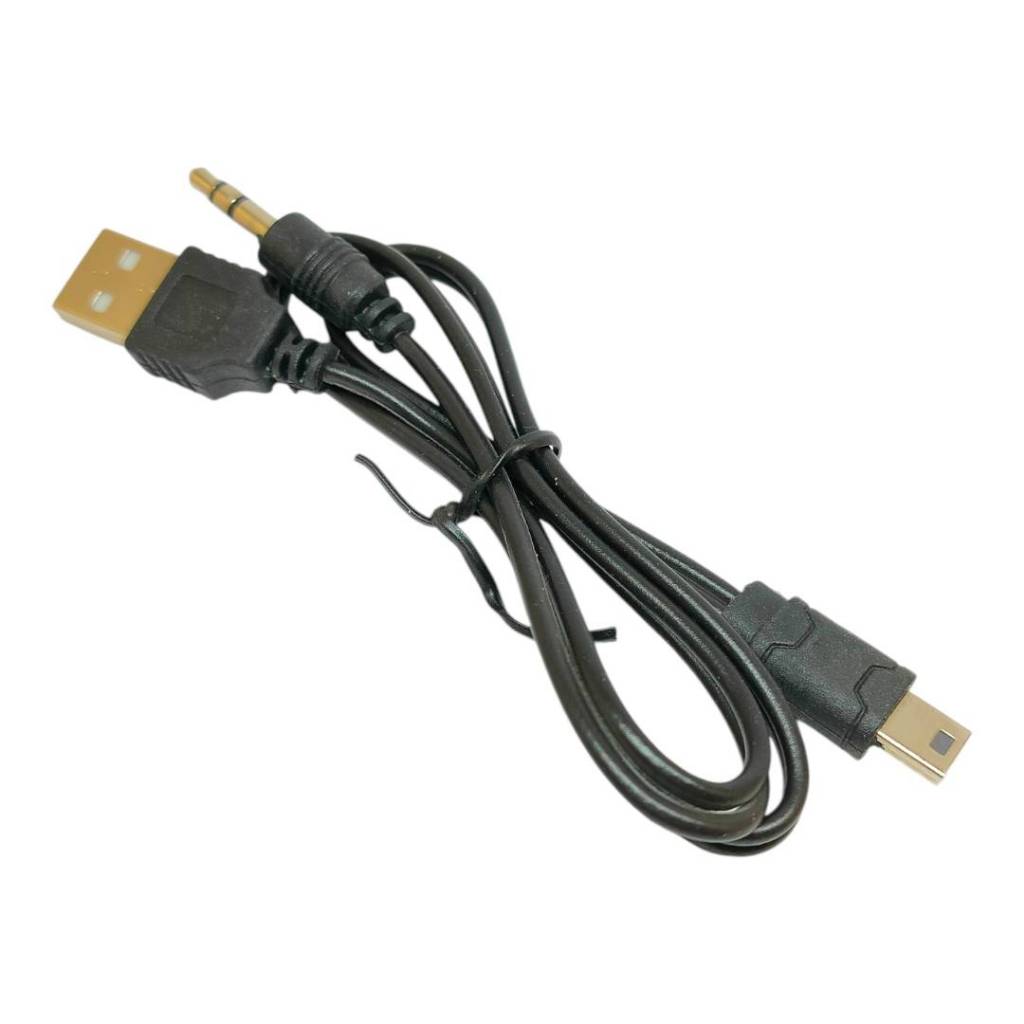 สาย USB to mini 5p และ ปลั๊กตัวผู้ 3.5mm,สายชาร์จลำโพง ,สายชาร์จ usb ยาว 50cm จำนวน1เส้น