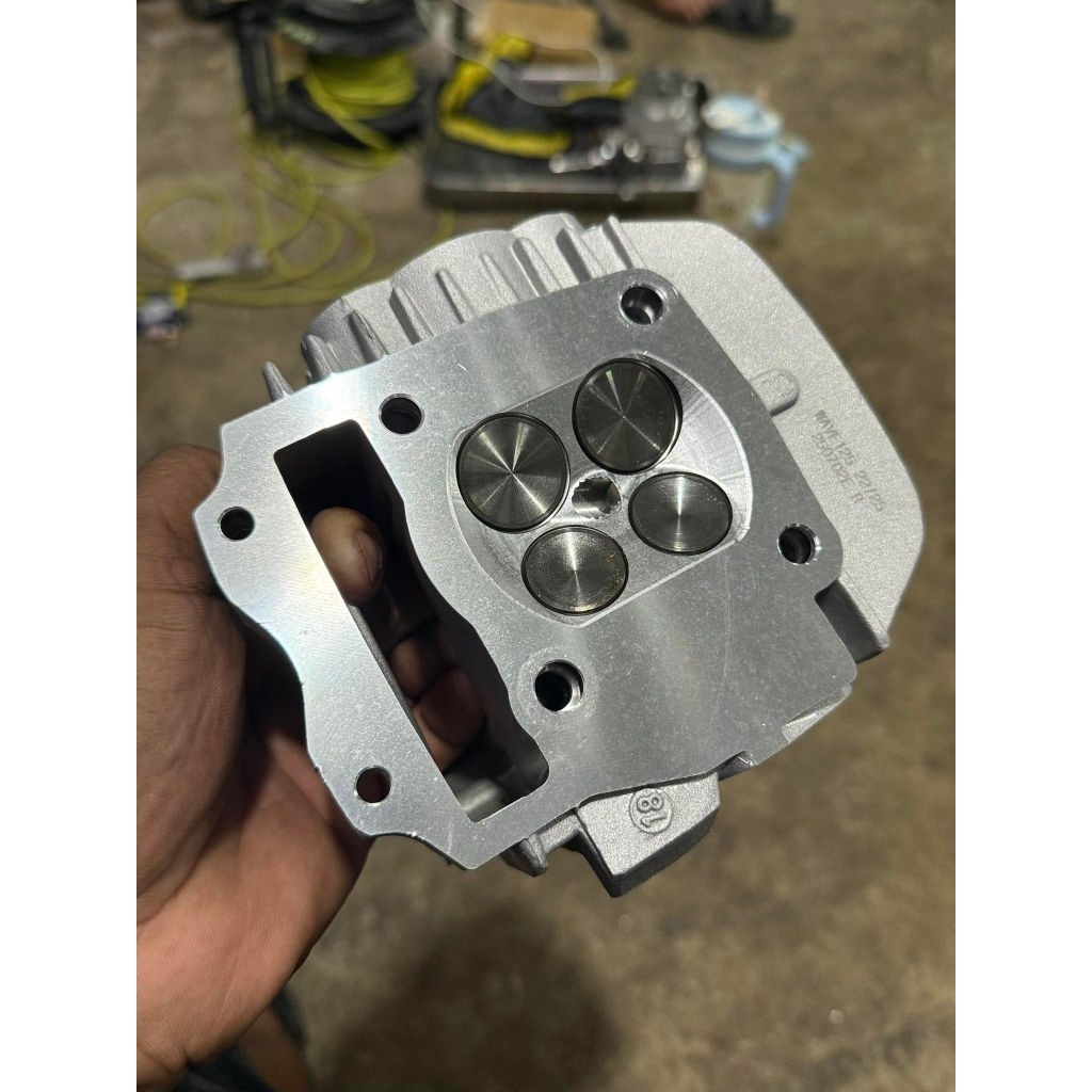 ฝา4วาวพร้อมเซ็ท KDR 22/25 เบ้าและรูไอดีไอเสีย ฝาตัวมีโลโก้ กระเดื่องอัลลอย มีทั้งน้ำมัน E85-E20