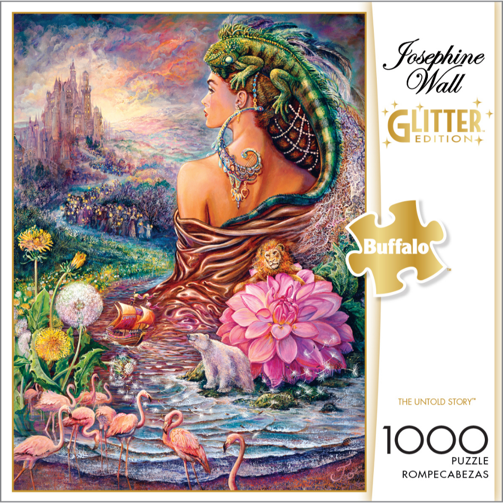 Buffalo Jigsaw จิ๊กซอว์ 1000 ชิ้น Josephine Wall: The Untold Story - Glitter Edition
