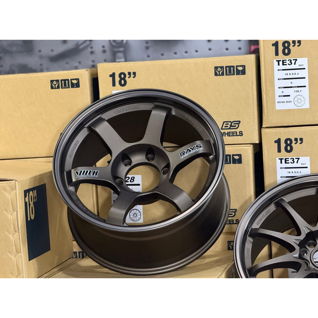 ล้อ TE37 SUV ขอบ18” งานสีปีล่าสุด2025