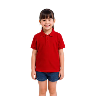 เสื้อโปโล แขนสั้น เด็กชาย-เด็กหญิง ผ้าจูติ 9 สี อายุ 1-11 ขวบ Polo Shirt for Kids unisex