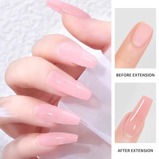 💖โพลีเจล ต่อเล็บเจล 15ML ทําเล็บเจล UV ต่อเล็บขึ้นฟอร์มตัวเลือก 15สี Poly Gel Nail Extention โพลีเจล