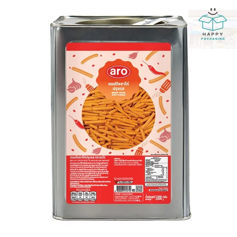 เอโร่ ขนมปังขาไก่ปรุงรส ขนมปังขาไก่ ขนมขาไก่ ปังขาไก่ ขาไก่ 5 กก.