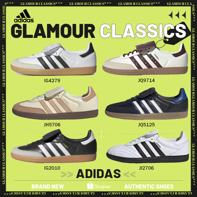 ✅ของแท้100%📦รอพรีออเดอร์📦Adidas originals Samba LT รองเท้าผ้าใบหุ้มข้อต่ำสำหรับผู้ชายและผู้หญิง IG42