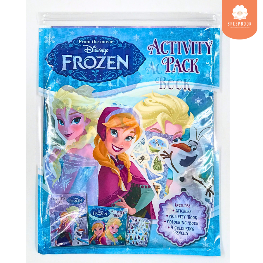 หนังสือกิจกรรม Disney Frozen: Activity Pack พร้อมสีไม้ C2B3