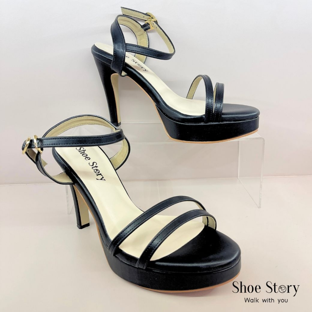 Shoe Story : รุ่น Zoe Kiss รองเท้าผู้หญิง ส้นสูง 4 นิ้ว พร้อมแพลตฟอร์มด้านหน้า ทำให้ใส่แล้วเดินสบายสุดๆ
