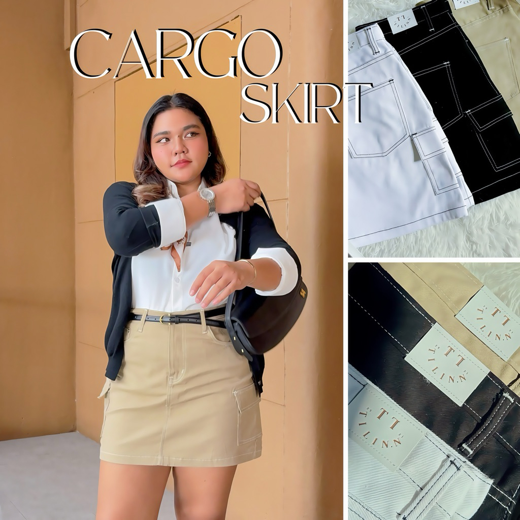 Noah Denim Skirt - กระโปรงยีนส์สาวอวบ