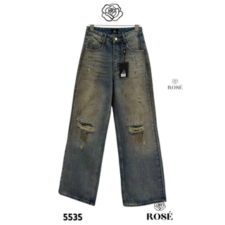 รุ่น 5535 ทรง Baggy แต่งเปื้อนโคลน สีฟอกอย่างเก๋