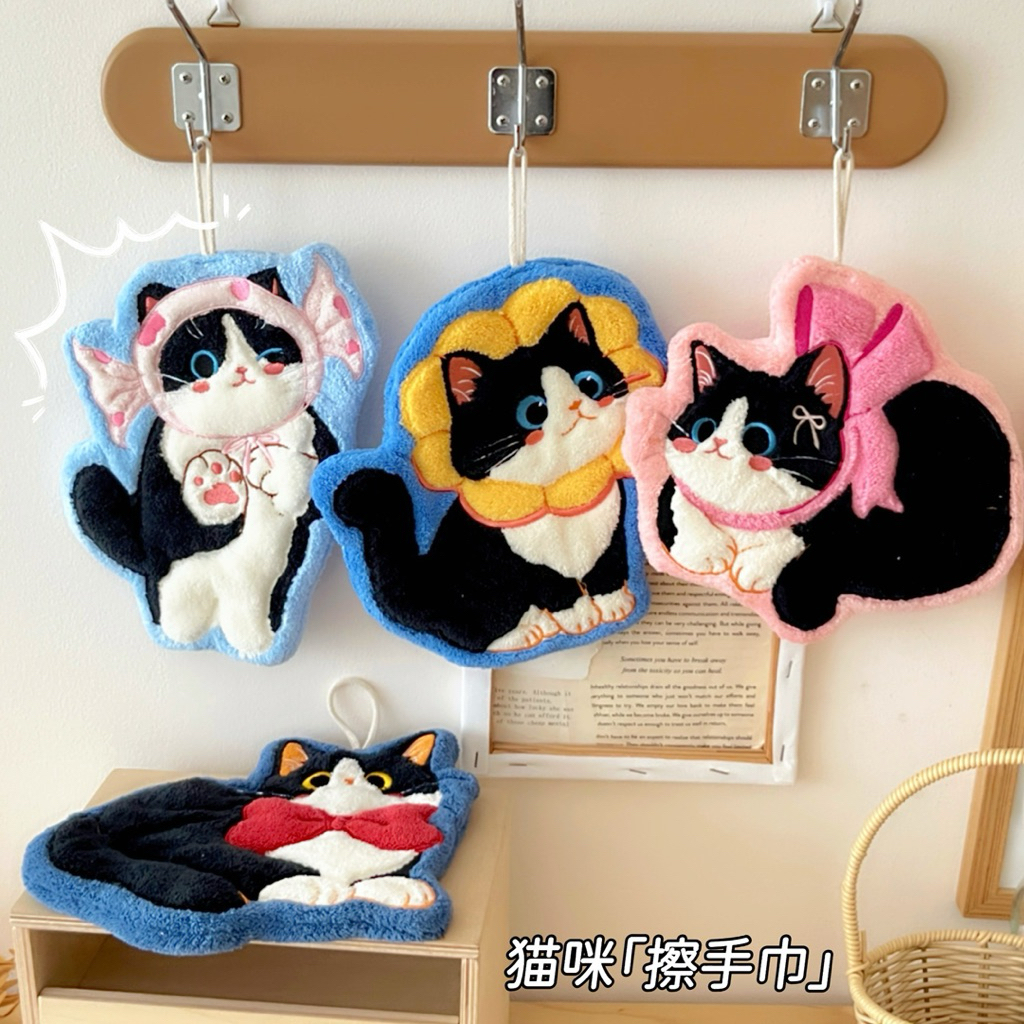 พร้อมส่ง🐻 ผ้าเช็ดมือ อเนกประสงค์ ทำความสะอาด ผ้าหนานุ่ม สีสันสดใสน่ารัห