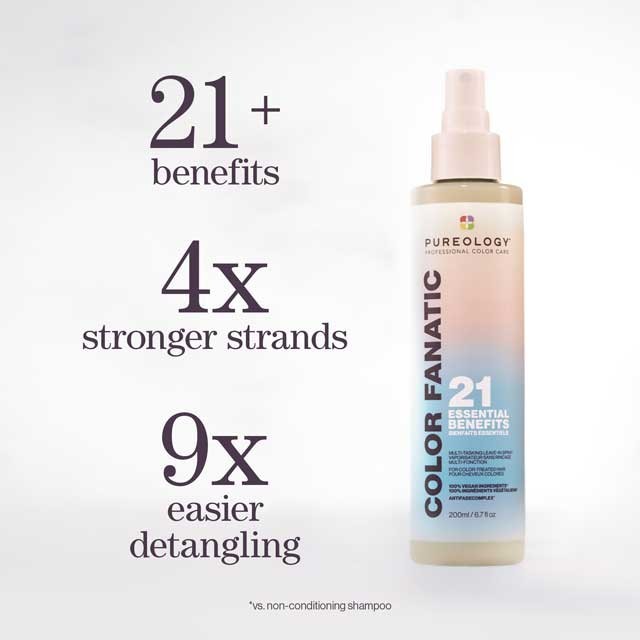 [ลด30% ใช้โค้ดไลฟ์/Shopee Video]✅พร้อมส่ง✅แท้ Pureology Color Fanatic Heat Protectant Leave-In Conditioner 200ml-400ml