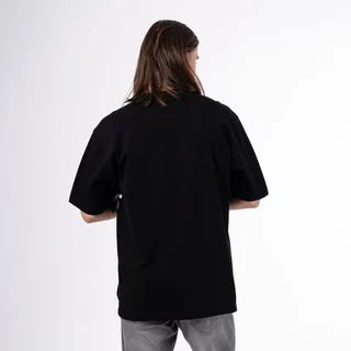 DAVIE JONES [BE FEARLESS] เสื้อยืดผู้ชาย Logo Oversized Fit T-Shirt สีดำ กรม ครีม ขาว LG0144