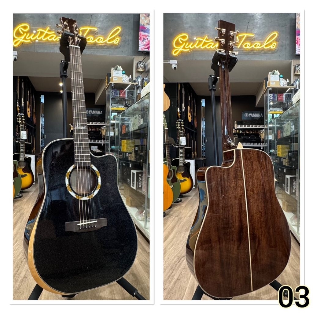 Nologo All solid guitar | กีตาร์โปร่ง ไม้แท้ทั้งตัว เสียงดี อาจมีตำหนิสีบ้างเล็กน้อย ราคาเหมาจากโรงง