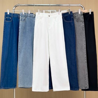 6สี กางเกงยีนส์ กางเกงขายาว ทรงหลวม ทรงกระบอก เข้ากับทุกสไตล…