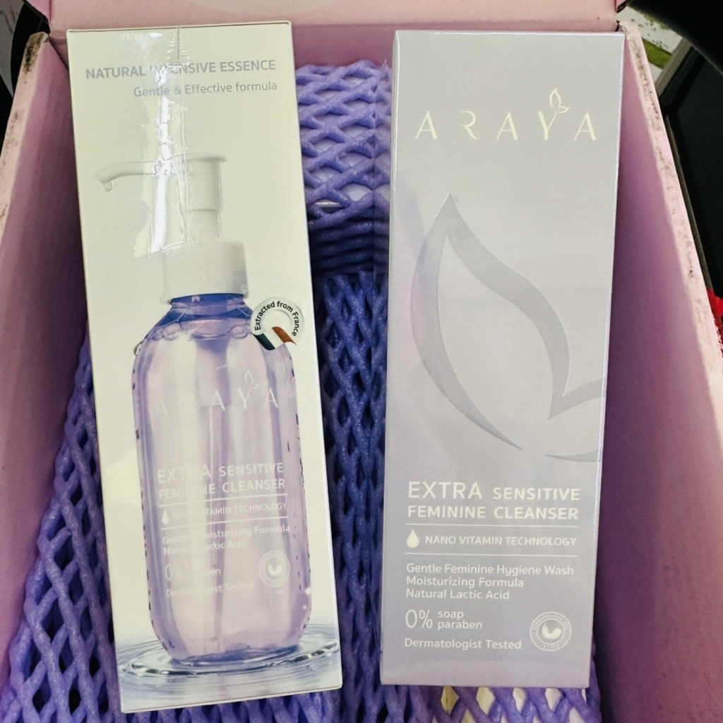 2 กล่อง อารยา สบู่เหลวอนามัย Araya feminine original lady care 200 ml