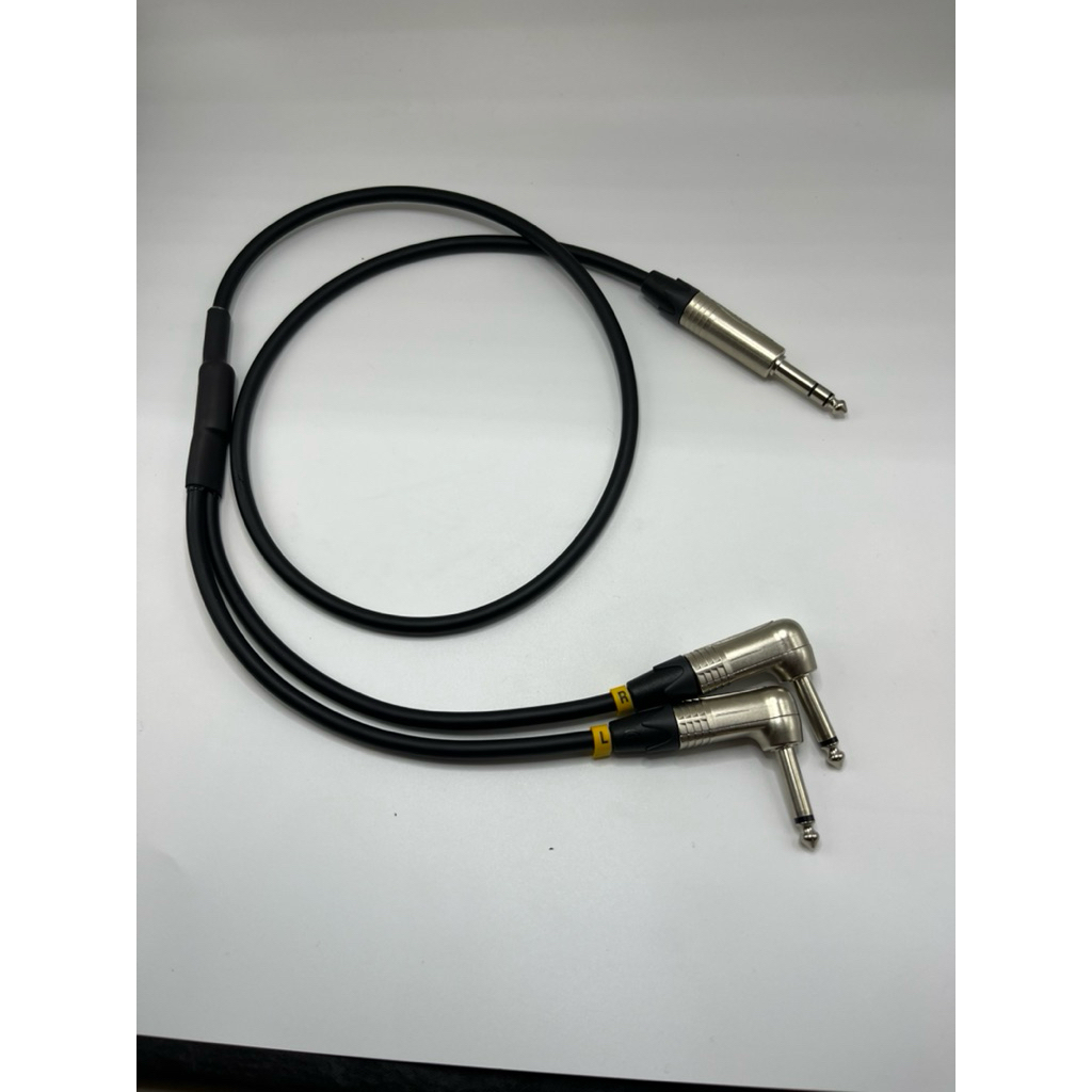 สายy trs1ตรง/งอ-tsงอ L/R หัวNeutirk สายmogamiรุ่น2549 สายทองแดงแท้100%เชื่อมสายด้วยตะกั่วเงิน