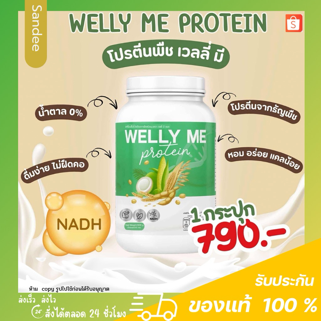 Welly Me Nadh Protein เวลลี่ มี แนด โปรตีนธัญพืช