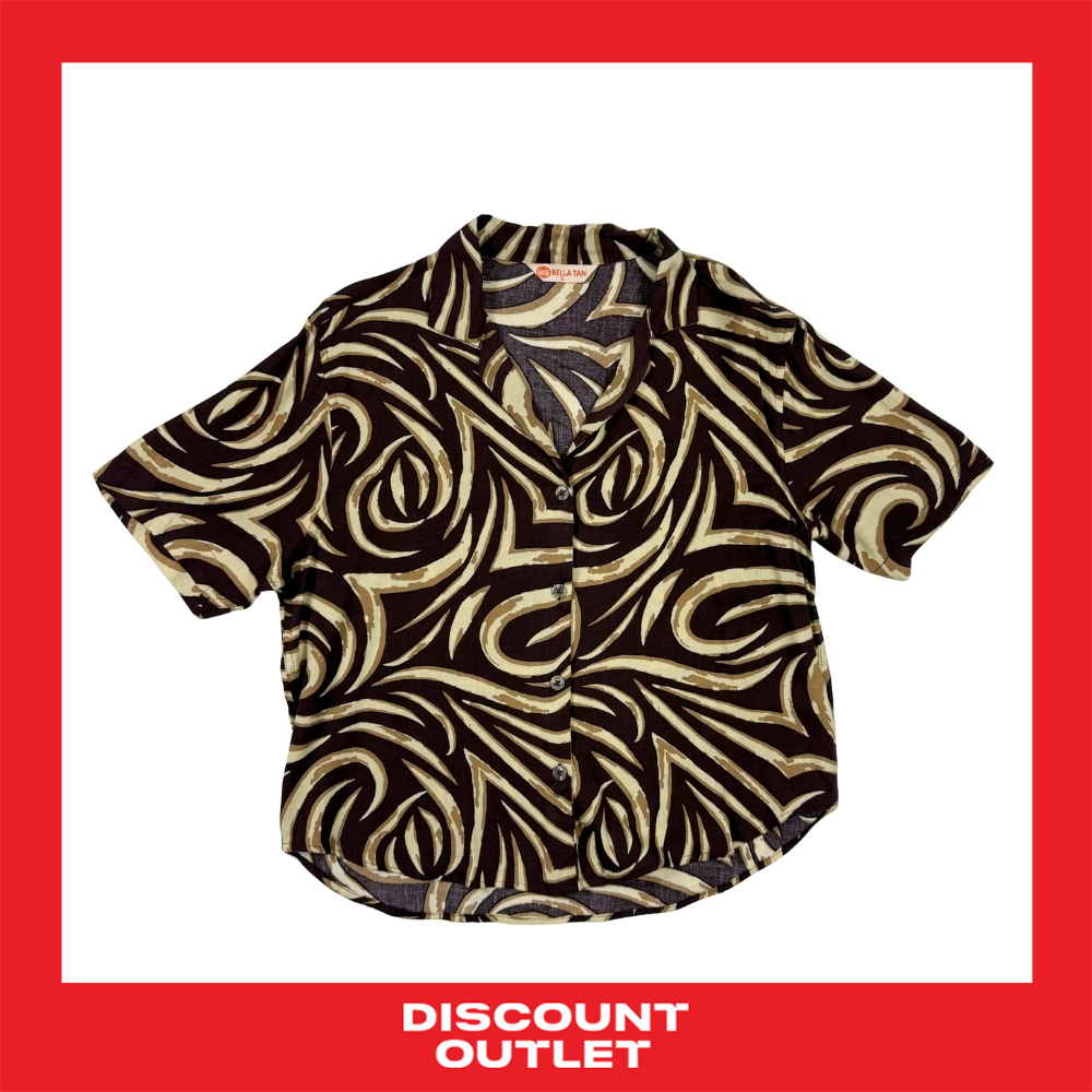 Discount Outlet เสื้อเชิ้ตหญิง ผ้า VISCOSE 100%