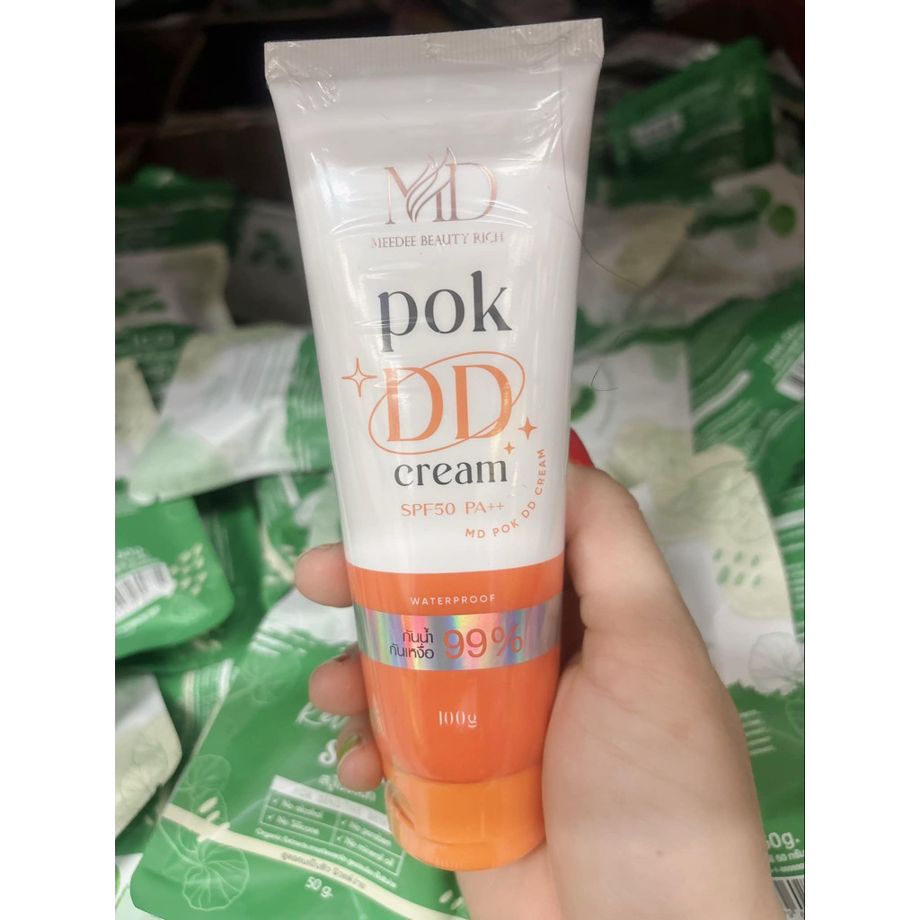 POK DD CREAM กันแดดผิวกายสีส้ม