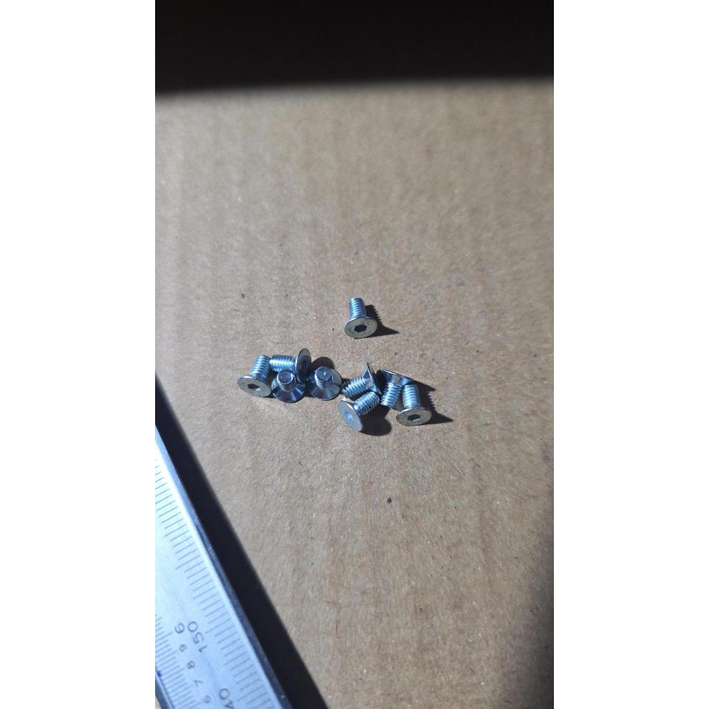 FMS-3X6 น็อตหัวจมเตเปอร์ เกลียวตลอด M6X30-1.0F สินค้าคงเหลือ/ชิ้น = 131 (PK-D082)