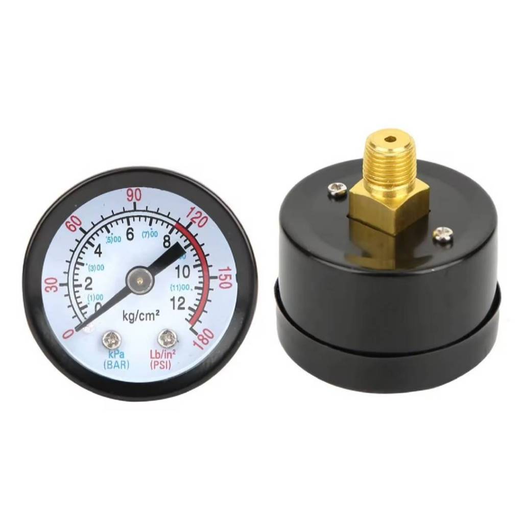 เกจวัดแรงดันpsi(Pressure Gauge) เกจ์วัดแรงดันน้ำ ลม และน้ำมัน หน้าปัด1.5นิ้ว(40mm.)และหน้าปัด2นิ้ว(50mm.)