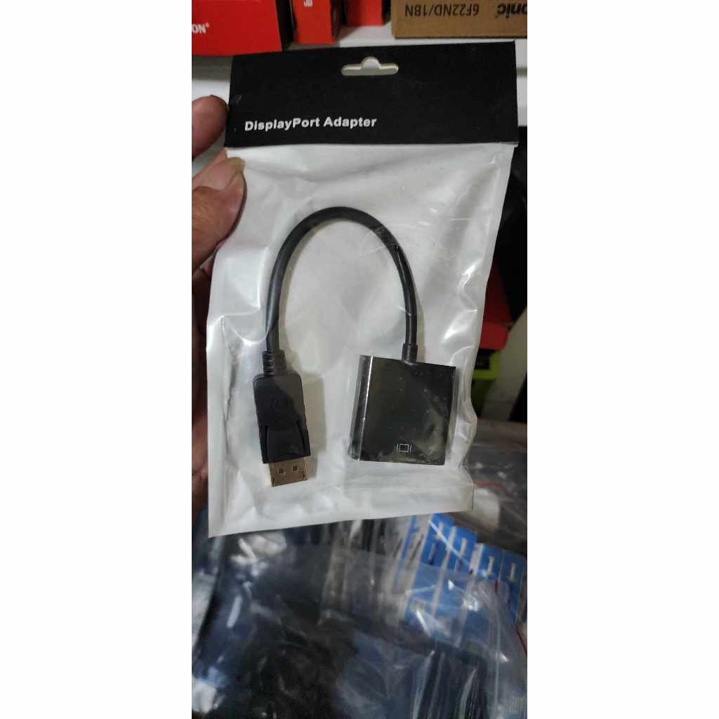 พร้อมส่ง DP to VGA  ตัวแปลง DisplayPort เป็น VGA สาย Display Port เป็น VGA