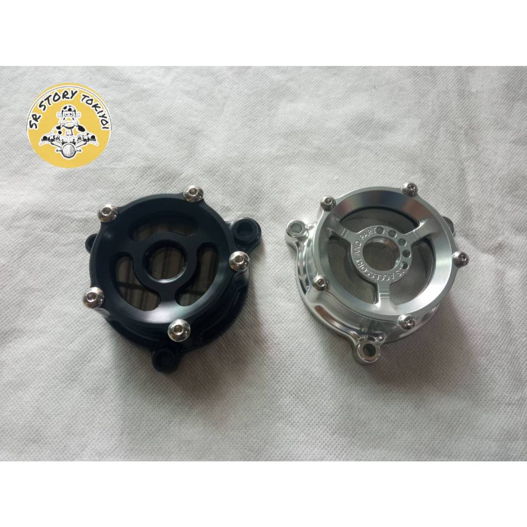#SR400 ฝาปิดกรองน้ำมันเครื่องแบบกระจก K YAMAHA SR400
