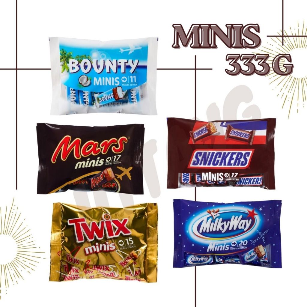 Chocolate mini travel edition ช็อกโกแลตตัวดัง ขนาด 333 กรัม มี 5 ตัวเลือก