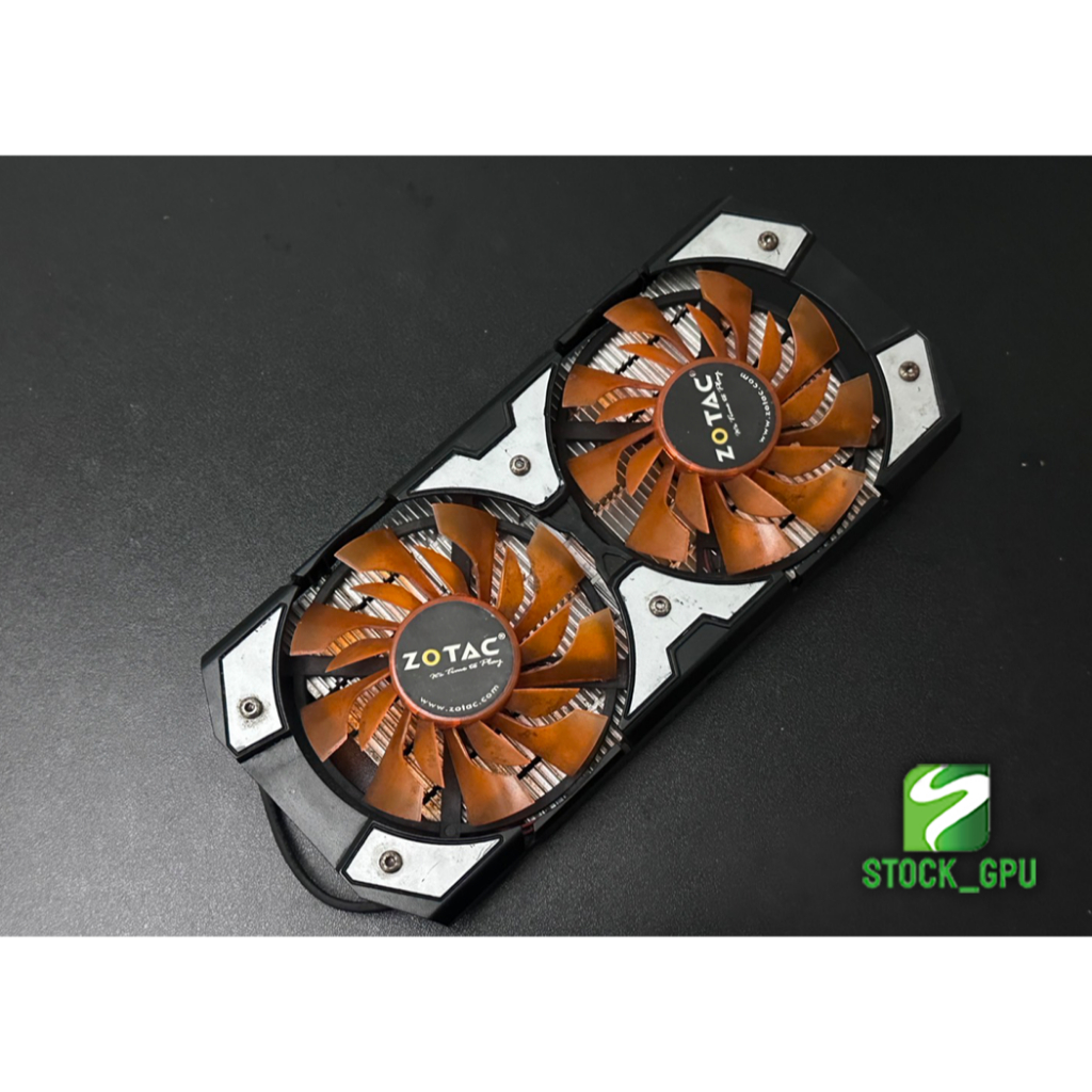 ชุดฮีตซิงค์การ์ดจอ ZOTAC  รุ่น  GTX 750Ti (มือสอง พัดลดเดิม)