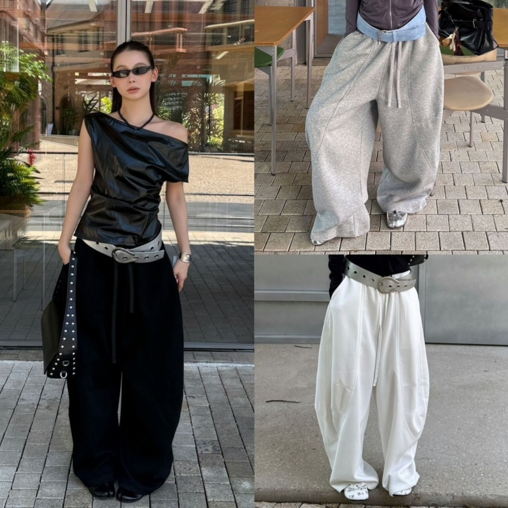 MM JOGGER PANTS กางเกงวอร์มรุ่น 25K382 TAG MM FISH 🇰🇷