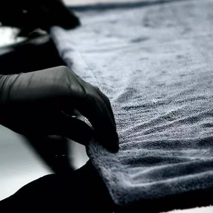 cozyผ้าขนหนูไมโครไฟเบอร์สำหรับล้างรถผ้าทำความสะอาดรถยนต์ผ้าเช็ดรถหนา 1300Gผ้าเช็ดตัวผ้าไมโครไฟเบอร์แบบไร้ขอบหนา - รูปที่ 4