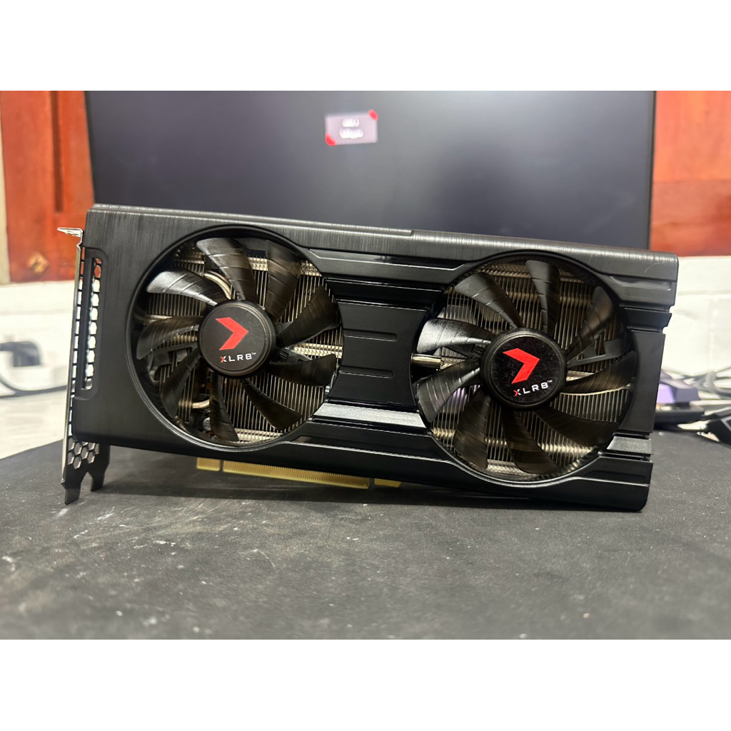 VGA PNY RTX3050 XLR8 GAMING REVEL EPIC-X RGB DUAL FAN EDITION 8GB (การ์ดจอมือสอง)