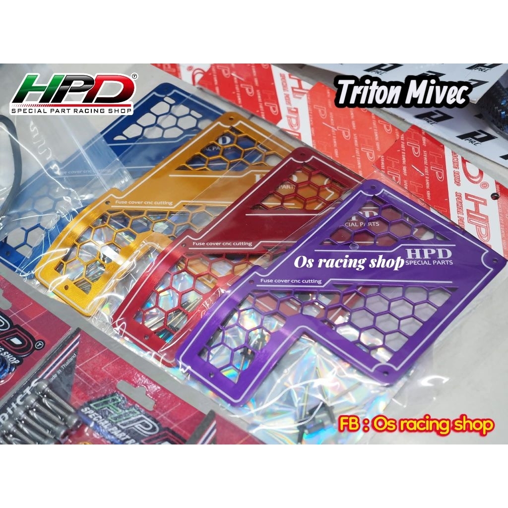 แผ่นปิดกล่องฟิวส์HPD ตรงรุ่น Triton Mivec  (ไทรทัน Mivec)