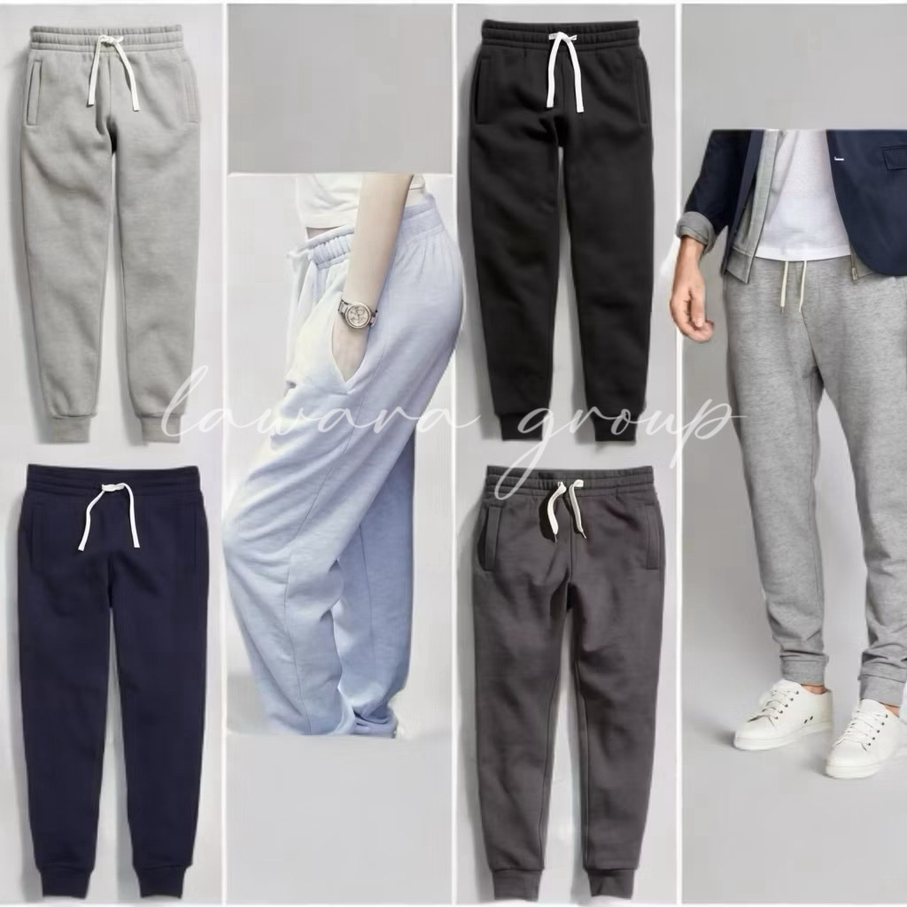 (พร้อมส่ง) กางเกงขายาว Jogger pants ทรงสวย ผ้าหนา