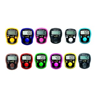 (มีเสียงเตือน)เครื่องนับดิจิตอลแบบสวมนิ้วมี มีไฟสว่างในที่มื…