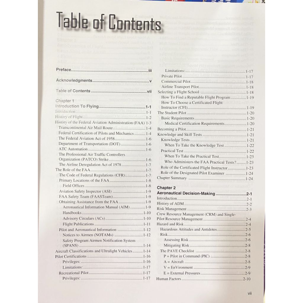 (ฉ.ภาษาอังกฤษ) PILOT'S HANDBOOK OF AERONAUTICAL KNOWLEDGE (2023): FAA-H-8083-25C 9781510779877 - รูปที่ 2