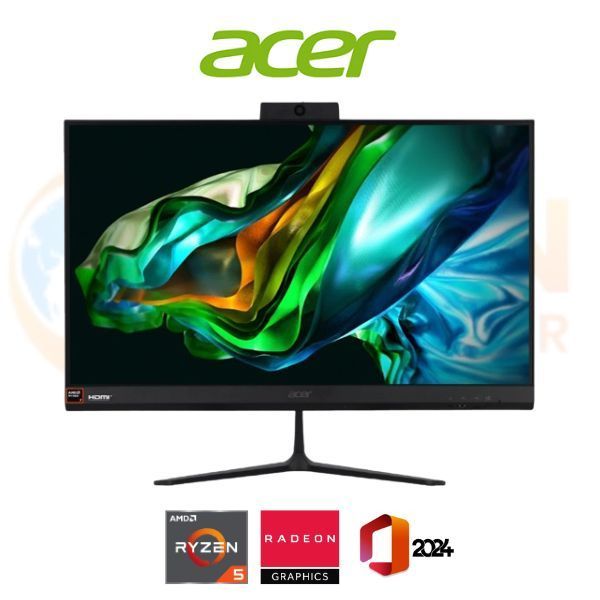ACER ASPIRE C24-2G-R516G0T23MI/T001 (ออลอินวัน) / AMD Ryzen 5 7430U / 16GB / 512GB / WIN11+OFF / ประ