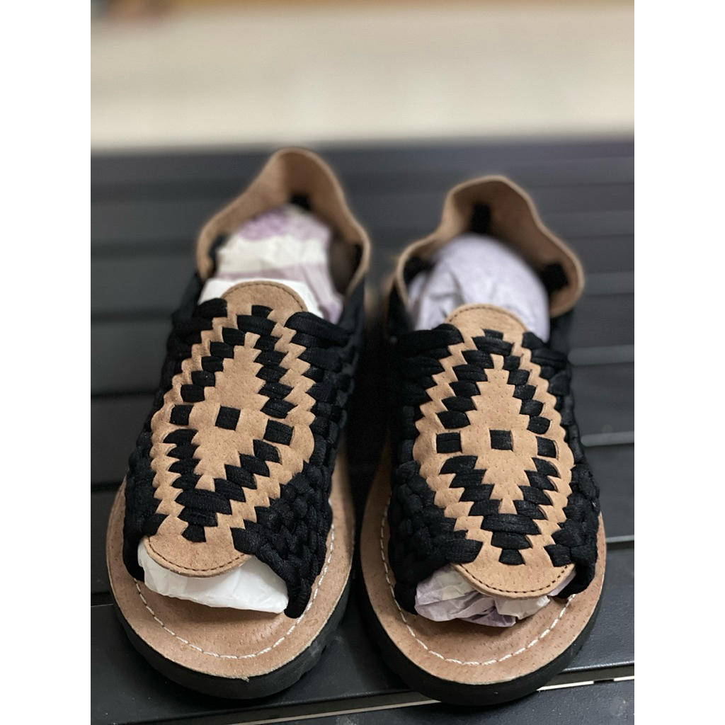 รองเท้ารัดส้นมือสอง Chubasco แท้ 💯size 36 (4) สีน้ำตาล-ดำ ยาว 24 cm.