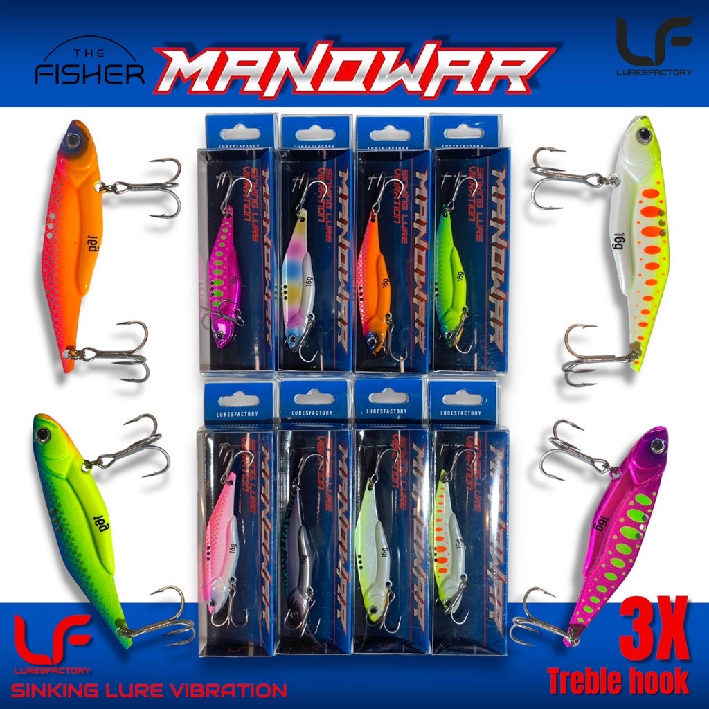A12 LF กระดี่เหล็ก รุ่น MANOWAR SINKING LURE