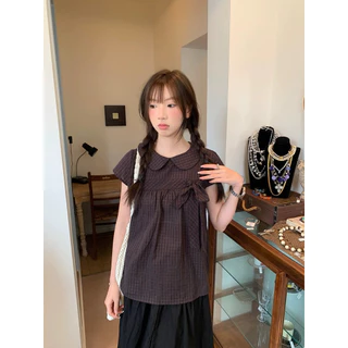Somedays l 🐰Choco Blouse เสื้อแขนสั้นสไตล์พส.เกา พส.ญป. ที่เกากำลังฮิตมากๆ