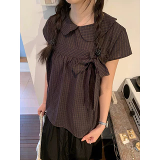 Somedays l 🐰Choco Blouse เสื้อแขนสั้นสไตล์พส.เกา พส.ญป. ที่เกากำลังฮิตมากๆ
