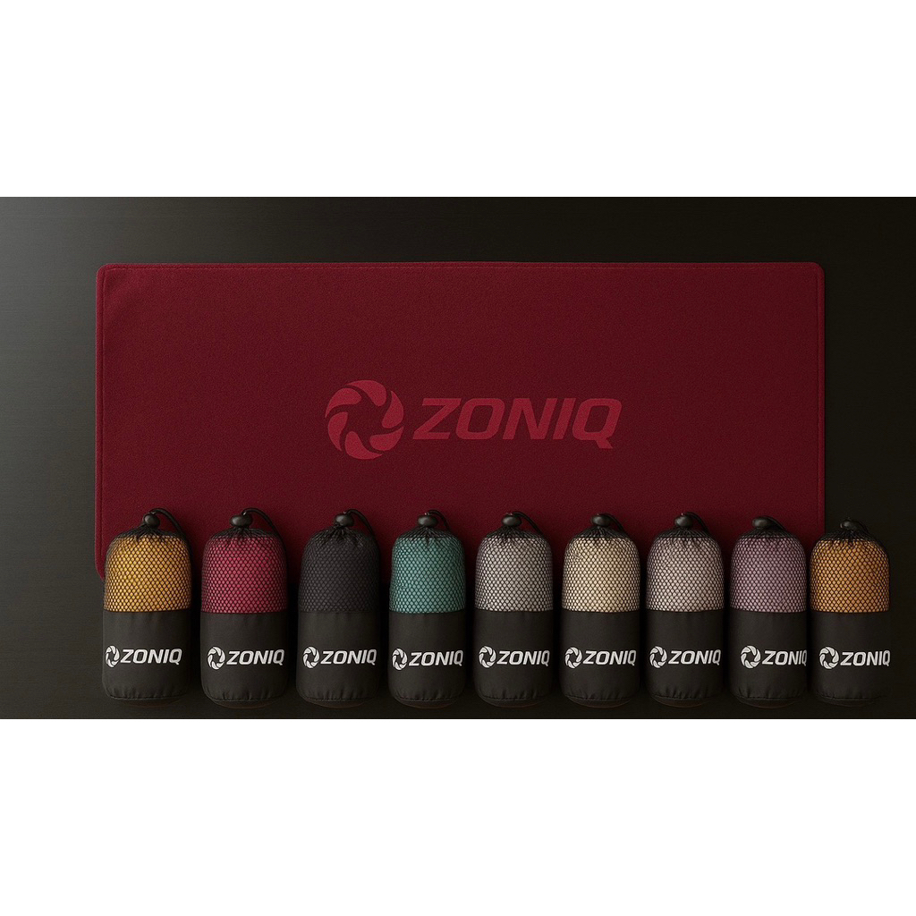 ผ้าขนหนู ZONIQ Sport ซึมซับเหงื่อได้ดี แห้งไว้ มาพร้อมกับ packaging พกพาง่าย