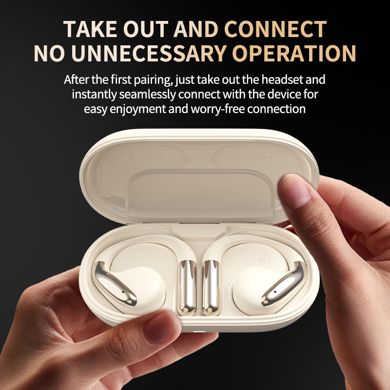 Lenovo Earbuds EA360 หูฟังไร้สาย Bluetooth TWS Bluetooth 5.4 ควบคุมแบบสัมผัส อายุการใช้งานแบตเตอรี่ยาวนาน หูฟังแบบห้อยหู - รูปที่ 6