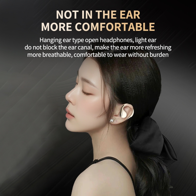 Lenovo Earbuds EA360 หูฟังไร้สาย Bluetooth TWS Bluetooth 5.4 ควบคุมแบบสัมผัส อายุการใช้งานแบตเตอรี่ยาวนาน หูฟังแบบห้อยหู - รูปที่ 2